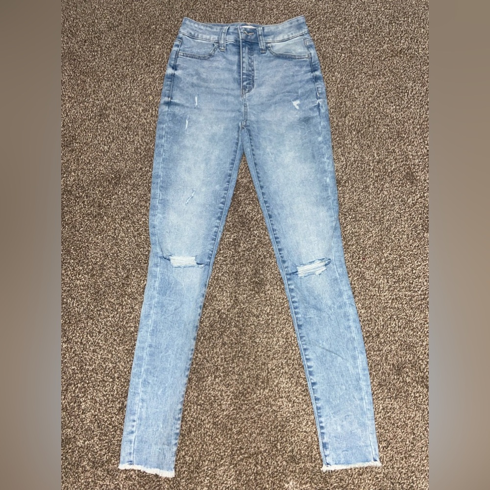 SO High-Rise Ripped Skinny Jeans